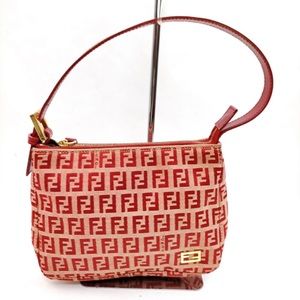 Authentic Fendi Zucchino Pochette